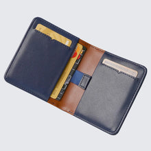 Load image into Gallery viewer, La Enviro Freo Wallet Vegan Leather Dark Blue