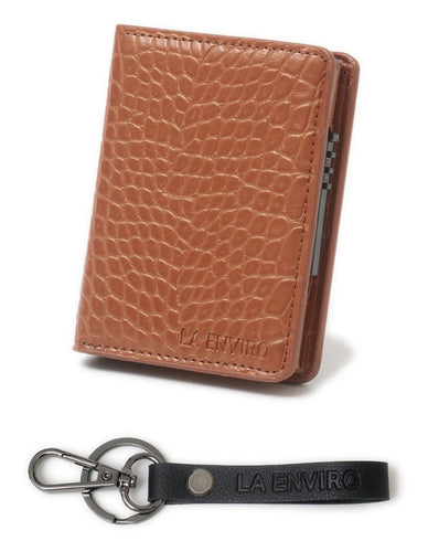 La Enviro Vegan Wallet Brown Skin