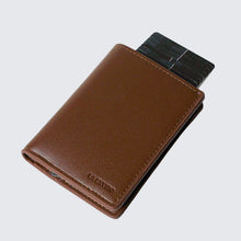 Load image into Gallery viewer, La Enviro Stanley Vegan Leather Wallet Brown