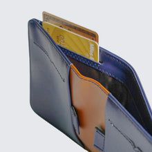 Load image into Gallery viewer, La Enviro Freo Wallet Vegan Leather Dark Blue