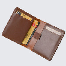 Load image into Gallery viewer, La Enviro Freo Wallet Vegan Leather Brown