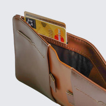 Load image into Gallery viewer, La Enviro Freo Wallet Vegan Leather Brown