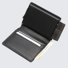 Load image into Gallery viewer, La Enviro Stanley Vegan Leather Wallet Black