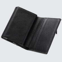 Load image into Gallery viewer, La Enviro Stanley Vegan Leather Wallet Black