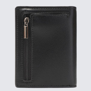 La Enviro Stanley Vegan Leather Wallet Black