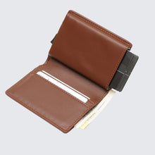 Load image into Gallery viewer, La Enviro Stanley Vegan Leather Wallet Brown