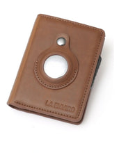 Load image into Gallery viewer, La Enviro Air Tag Trackable Vegan Leather Wallet in Tan