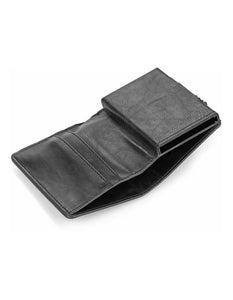 La Enviro Minimalist Unisex Vegan Leather Wallet Black