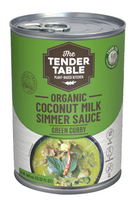 Tender Table Organic Coconut Milk Simmer Sauce - Green Curry 400ml