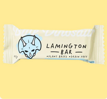 Load image into Gallery viewer, Blue Dinosaur Lamington Bar 45g