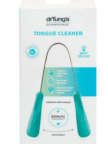 Dr Tungs - Tongue Cleaner Scraper in stainless steel metal