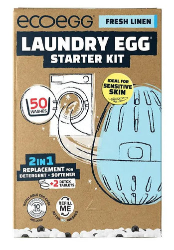 Ecoegg Laundry Egg Fresh Linen for White + Lights - 50 Washes