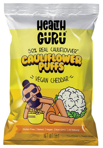 Health Guru  Cauliflower Puffs Vegan Cheese 56g