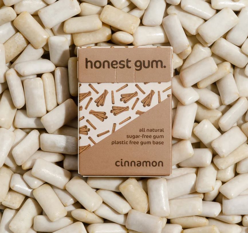 Honest Gum Sugar Free Cinnamon Chewing Gum 17g – Five Vegans