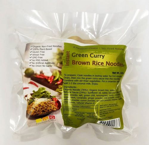 Nutritionist Choice Green Curry Brown Rice Noodles 118g