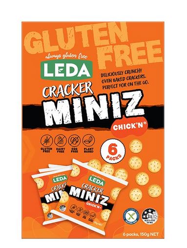 Leda Cracker Chick'N Mini Multi Pack - 6 x 25g pack