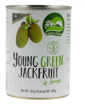 Load image into Gallery viewer, Natures Charm Young Green Jackfruit In Brine 300g