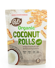 Load image into Gallery viewer, Pat&#39;s Organic Coconut Rolls - Original 140g