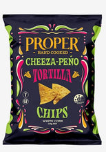 Load image into Gallery viewer, Proper Hand Cooked Cheeza-Peno Tortilla Chips 150g