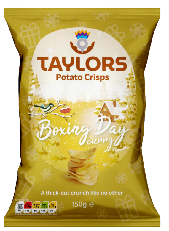 Taylors Boxing Day Curry Potato Crisps 150g