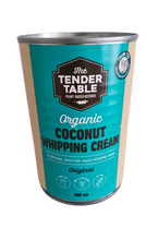 Load image into Gallery viewer, The Tender Table Organic Coconut Whipping Cream Original 400ml