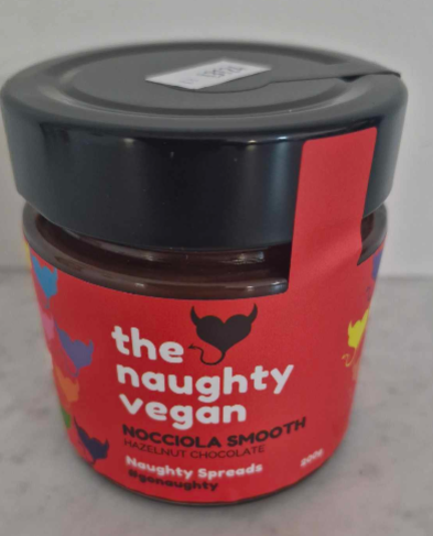 The Naughty Vegan Nocciola Smooth Hazelnut Chocolate Spread 200g