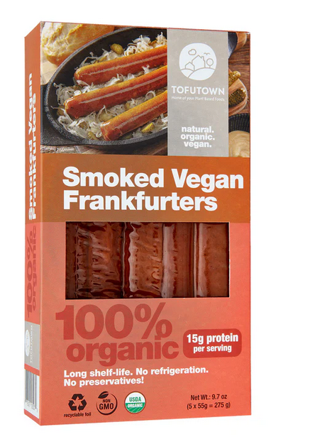 Tofutown Smoked Vegan Frankfurters 275g