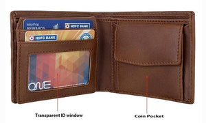 Pleather texture vegan wallet inside