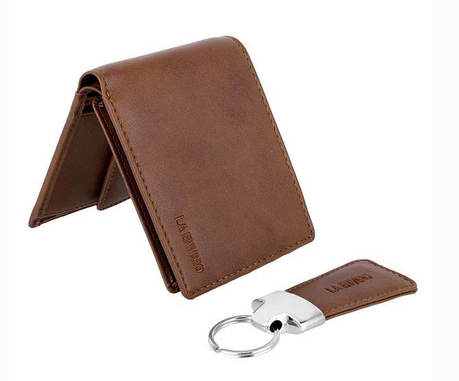 Pleather texture vegan wallet