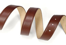 Load image into Gallery viewer, Brown Pleather Vegan Belt for Men by La Enviro