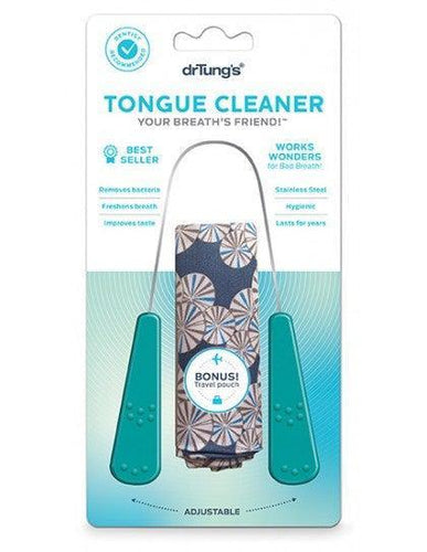 Dr Tungs - Tongue Cleaner Scraper in stainless steel metal