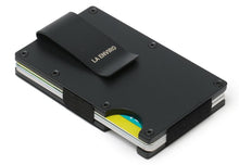 Load image into Gallery viewer, La Enviro Minimalist Unisex Metal Wallet Black