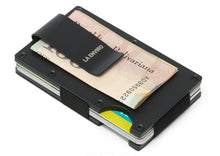 Load image into Gallery viewer, La Enviro Minimalist Unisex Metal Wallet Black