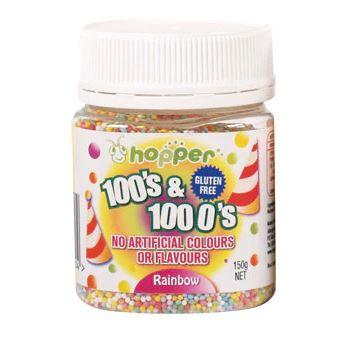 Hoppers 100's & 1000's Rainbow 150g - Five Vegans