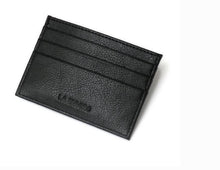 Load image into Gallery viewer, La Enviro Avoca Minamalist Unisex Card Holder Black - Five Vegans