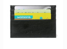 Load image into Gallery viewer, La Enviro Avoca Minamalist Unisex Card Holder Black - Five Vegans