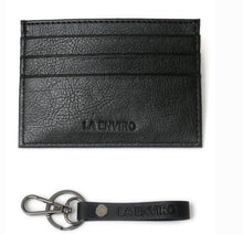 Load image into Gallery viewer, La Enviro Avoca Minamalist Unisex Card Holder Black - Five Vegans