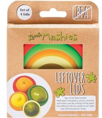 Little Mashies Leftover Lids - 4 pack - Five Vegans